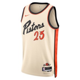 Dres Detroit Pistons Jaden Ivey Nike 2024-25 City Edition Bijela Swingman